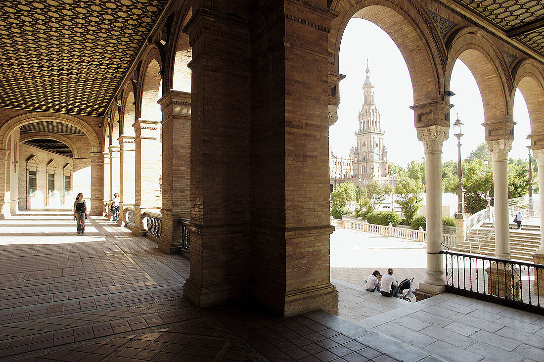 Plaza de España. Sevilla. Andalucía. Spain.