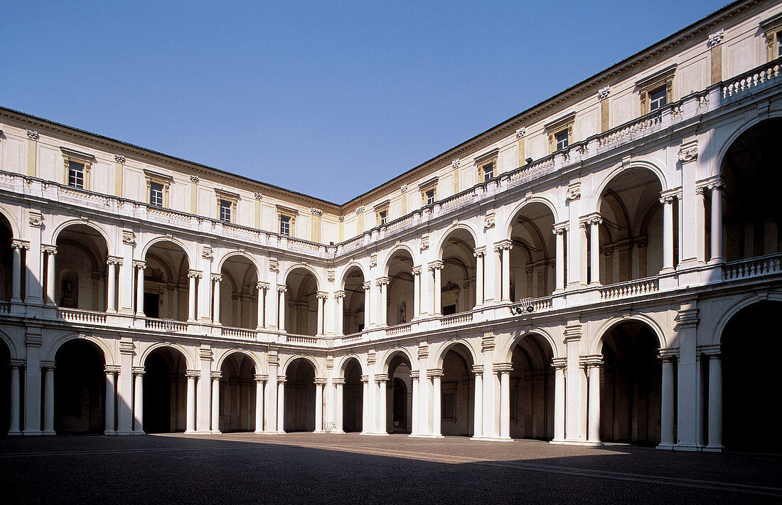 Italy - Emilia Romagna - Modena. Palazzo Ducale, the courtyard