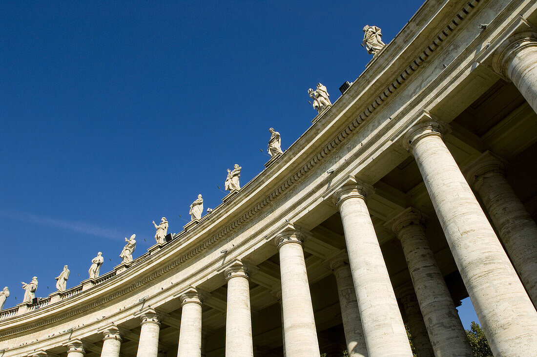 Colonnade by Gian Lorenzo Bernini in St. Peter s Square, Rome. Lazio, Italy
