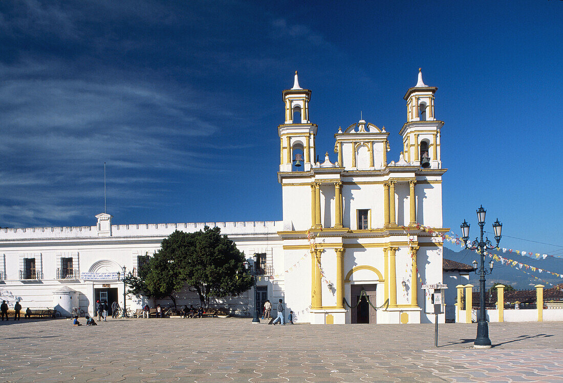 View of La Merced Church. San Cristóbal de las Casas. Chiapas. Mexico.