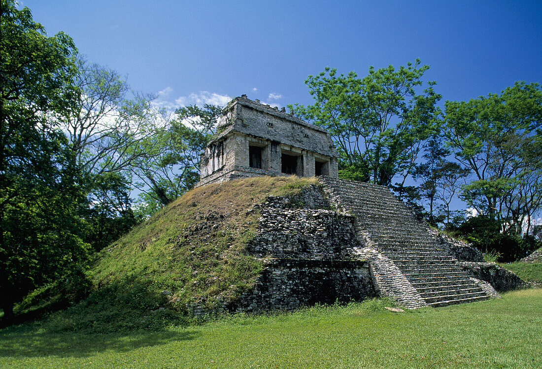 North Group, the Temple of the Count (UNESCO World Heritage). Palenque. Chiapas. Mexico.