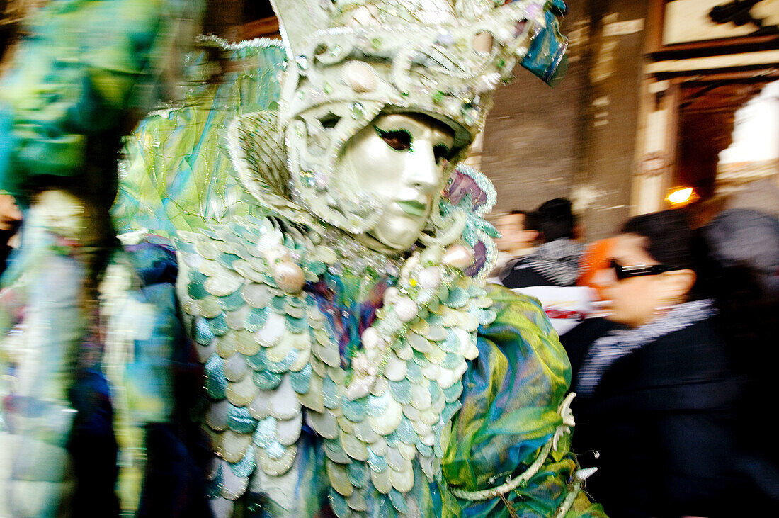 Carnival at San Marco square. Venice. Veneto. Italy.