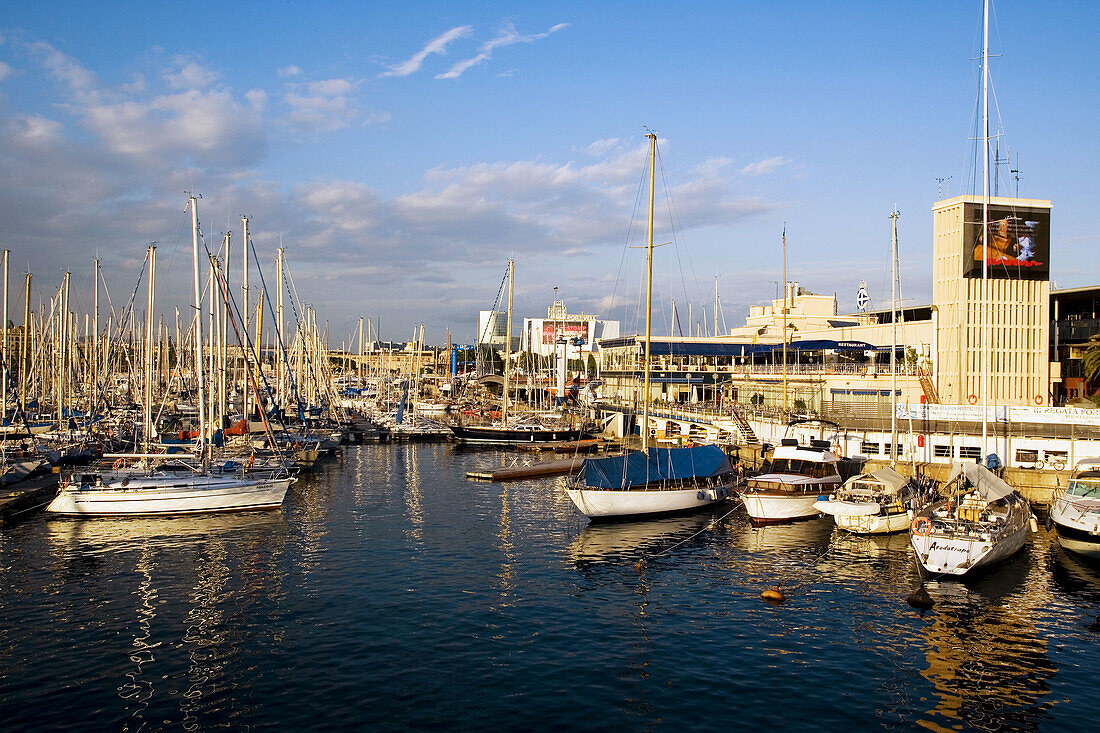 Port Vell, Barcelona harbor. Barcelona. Spain