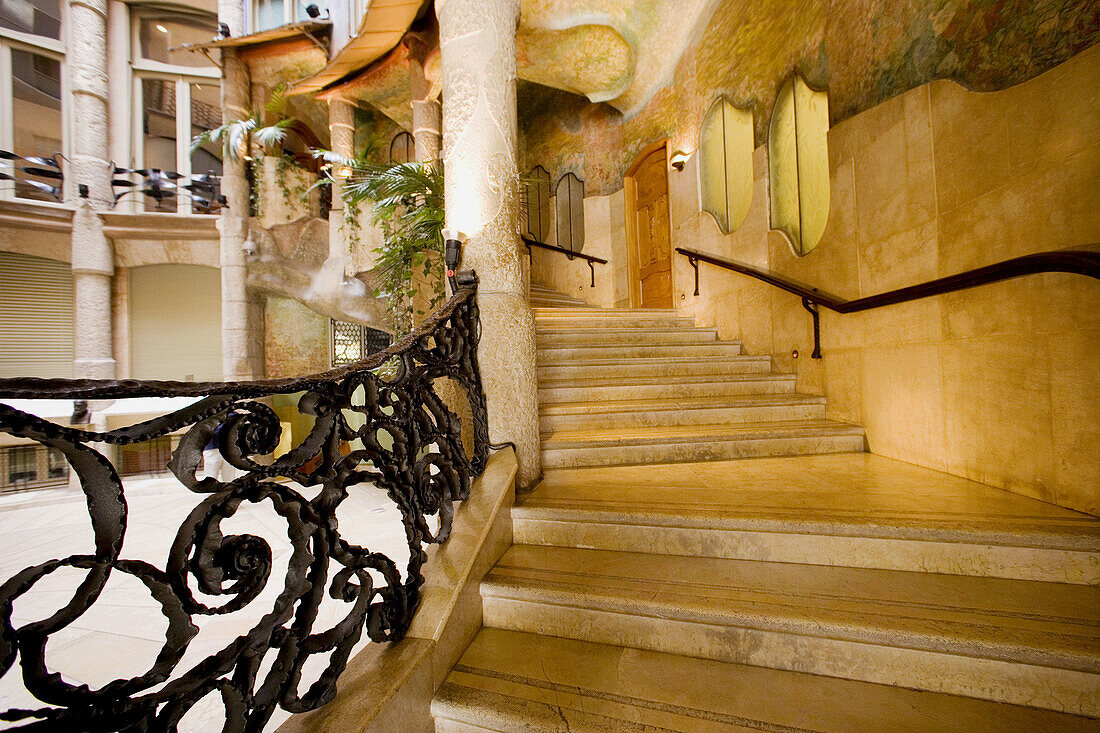 Milà House (1906-1912) by Gaudí. Barcelona. Spain