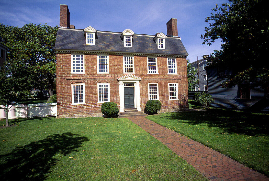 View of the Derby House. Salem. Massachusetts. USA.