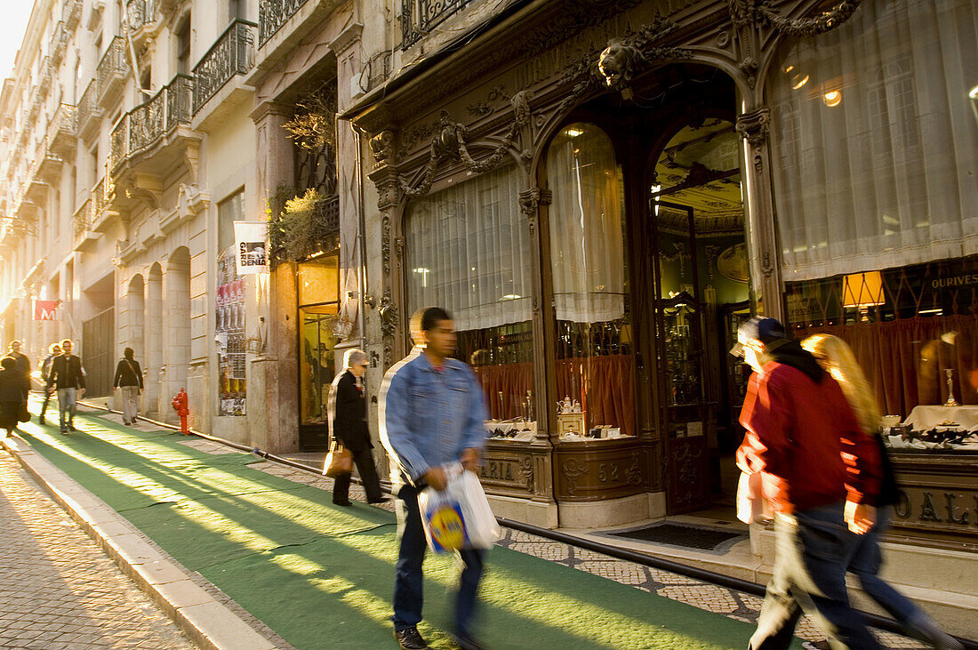 Rua Garret. Lisbon. Portugal.