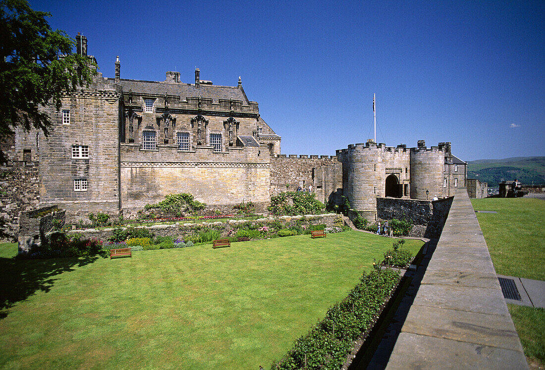 View of the Castle. Stirling. Scotland. UK.