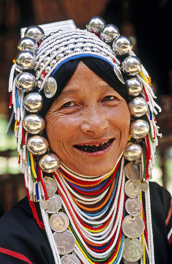 Leesy woman (originally from China). North tribes. Tha Ton. Chiang Rai province. Thailand.