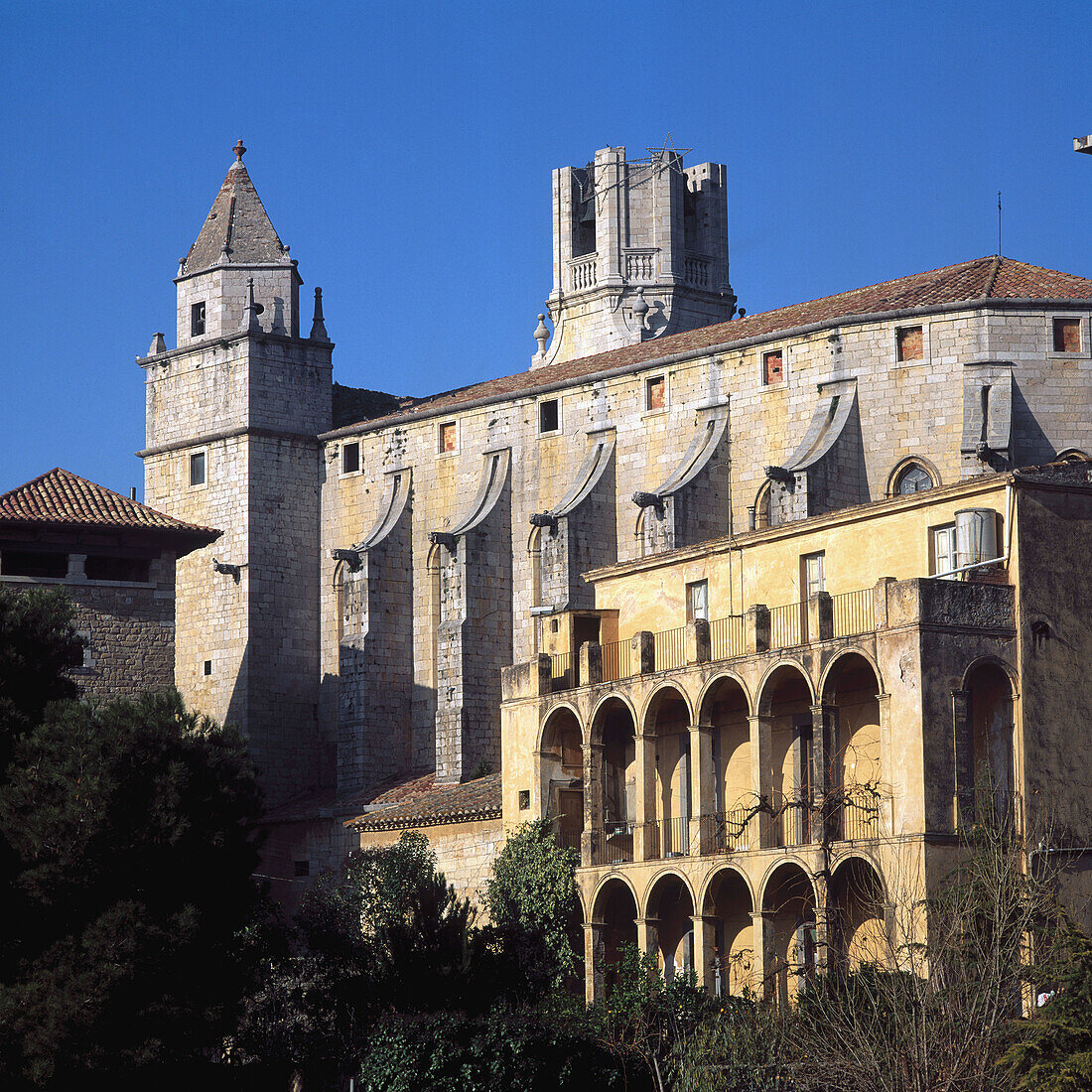Sant Genís church (built 18th century). Torroella de Montgrí. Girona province. Spain