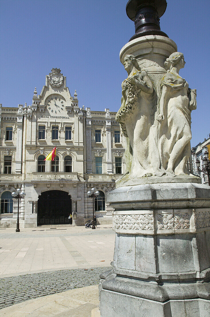 Ayuntamiento. Santander. Cantabria. Spain.