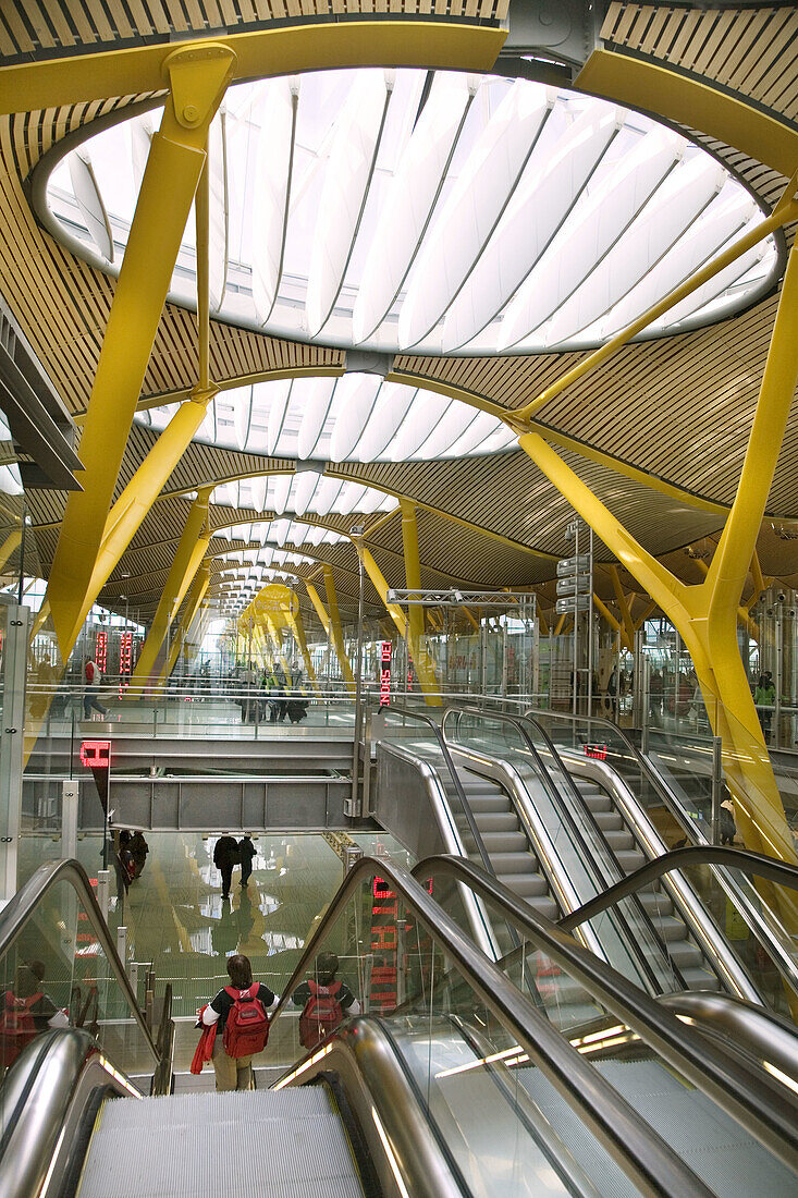 Terminal 4. Barajas Airport. Madrid. Spain.