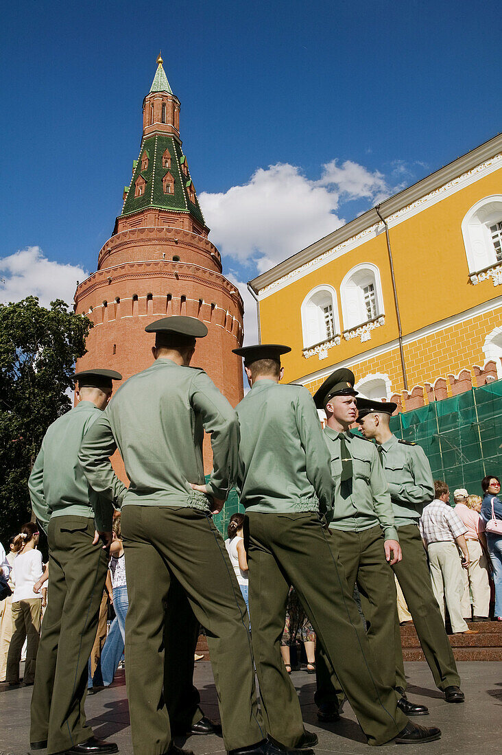 Soldiers. Kremlin Moscow. Russia