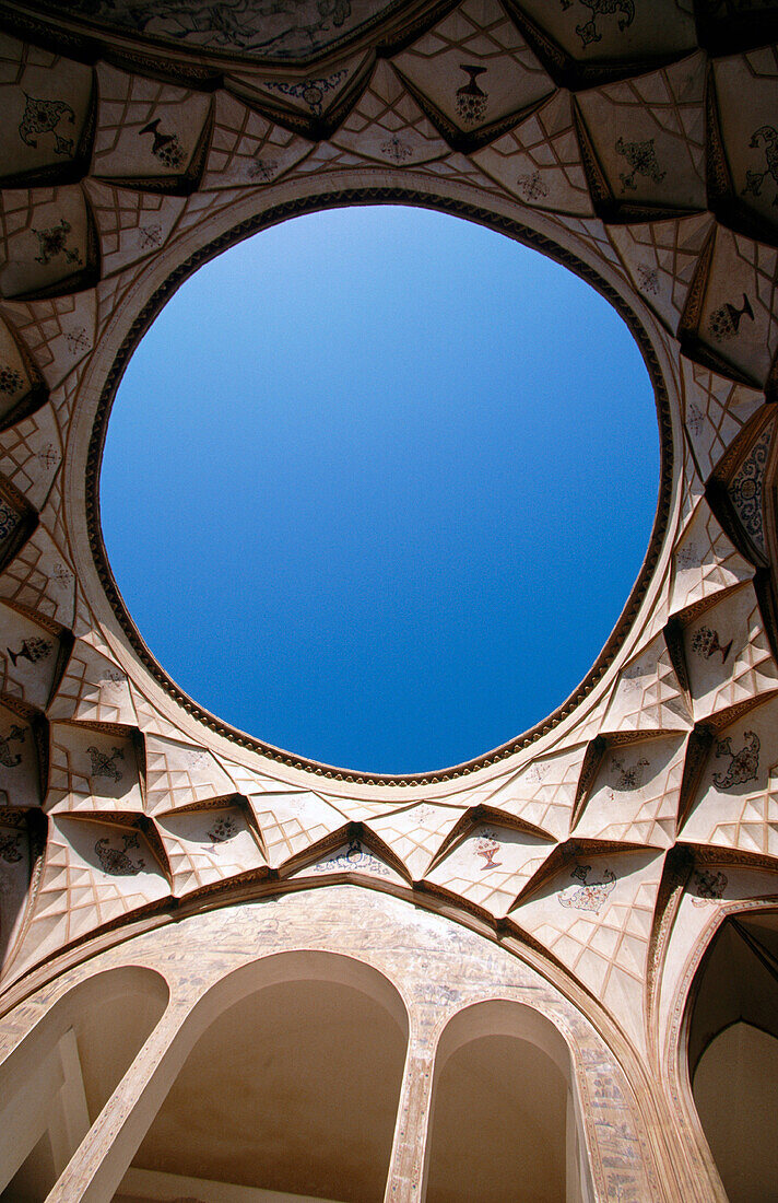 Dome of mansion. Kashan. Iran