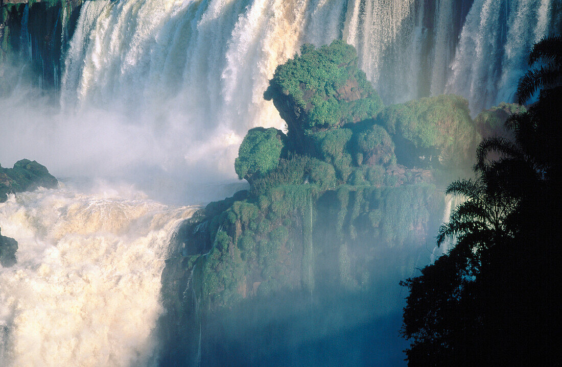 San Martin Waterfall. Iguazu Falls. Argentina