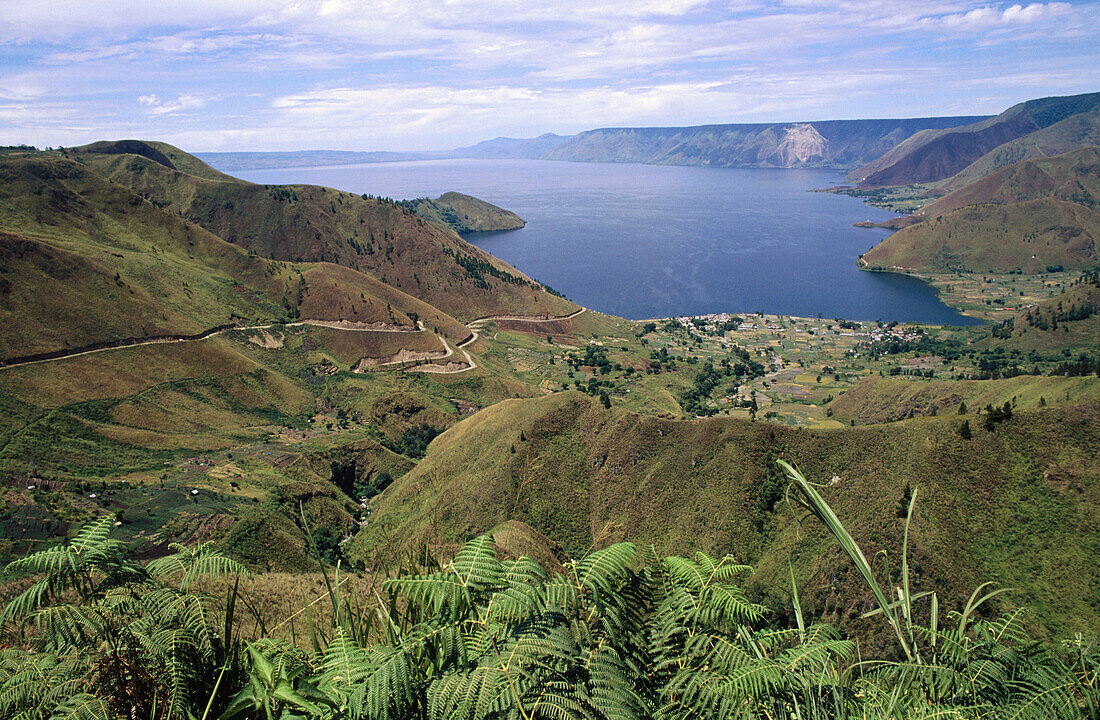 Toba lake. Sumatra. Indonesia.