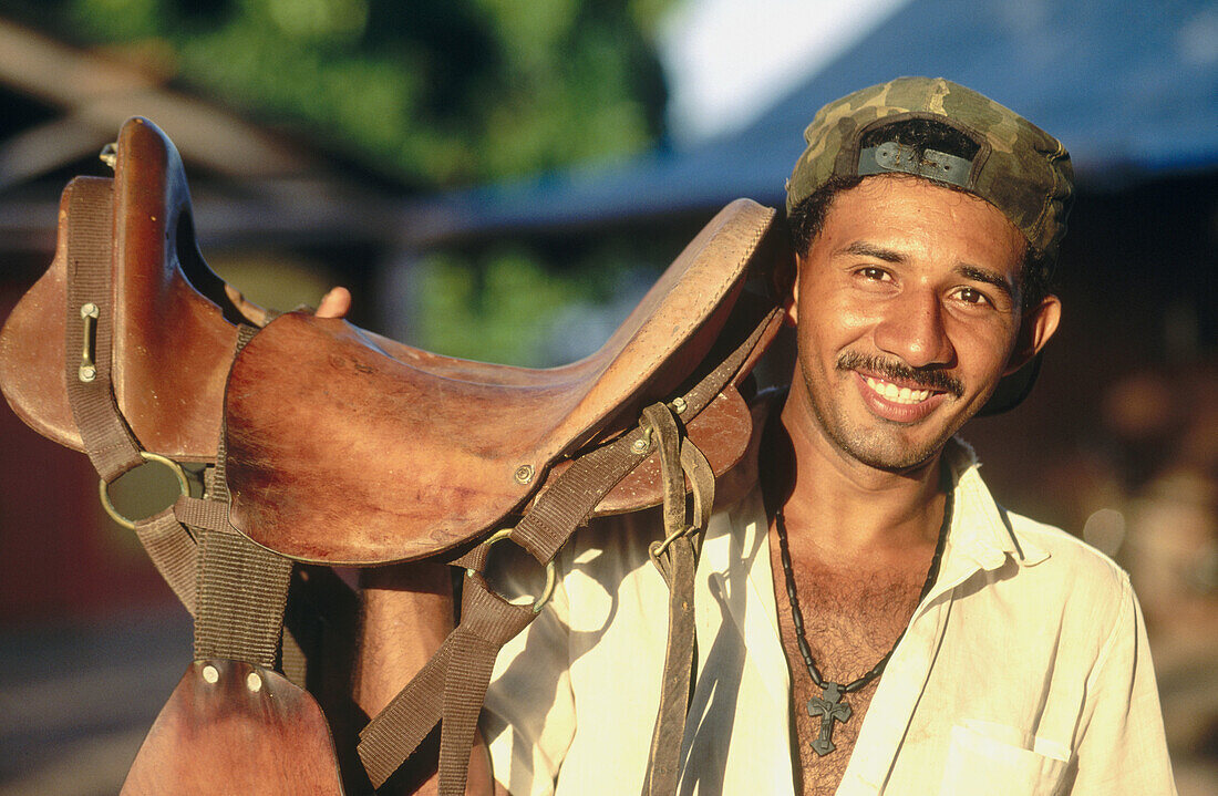 Man. Los Llanos. Venezuela.