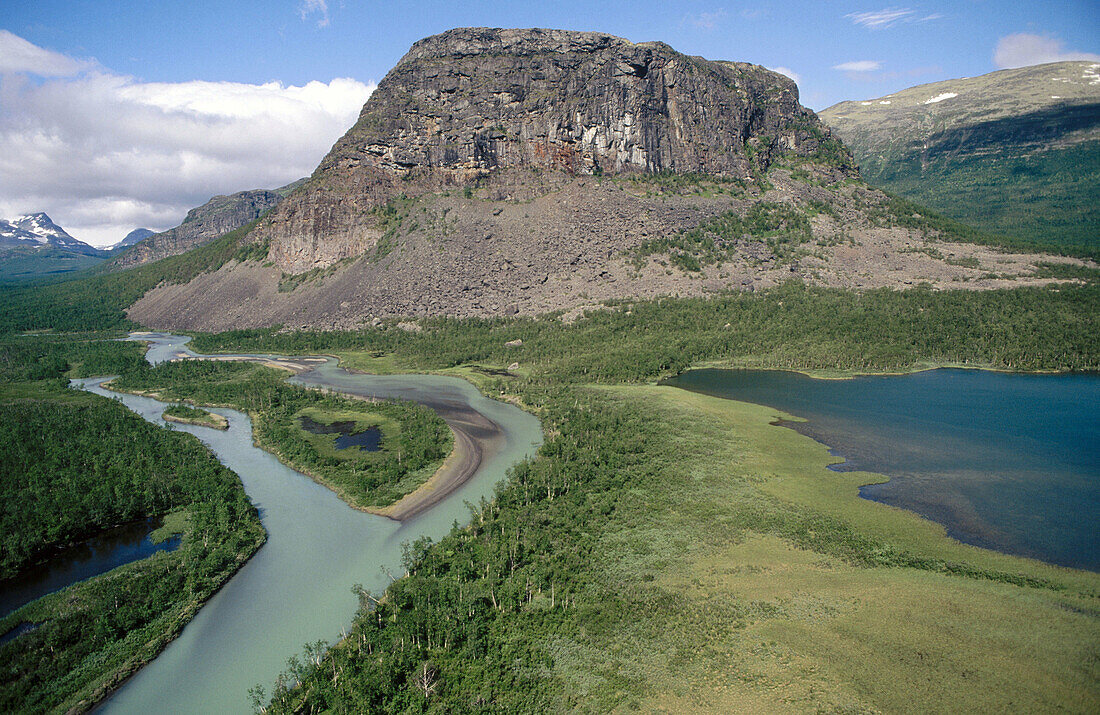 Rapa river. Nammatj. Sarek National Park. Sweden.