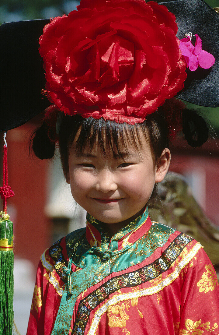 Little girl. Beijing. China.