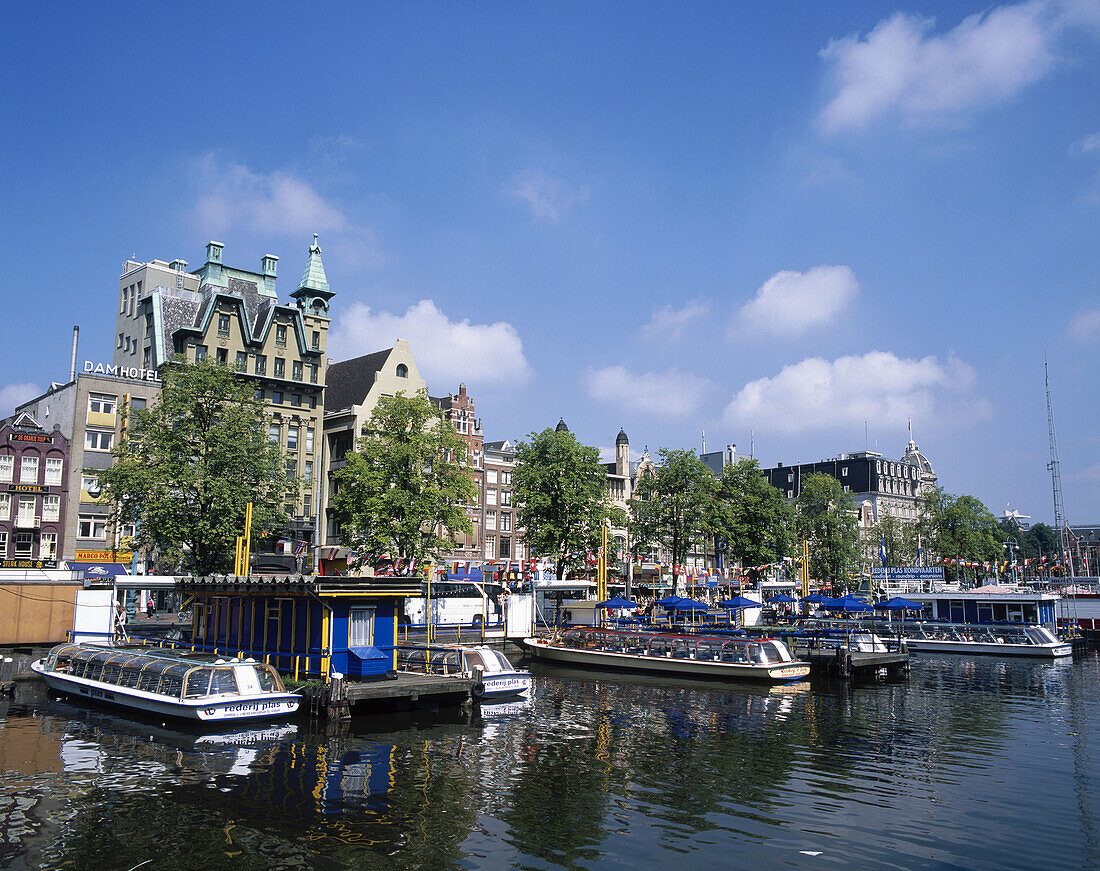 View of the Damrak. Amsterdam. Holland