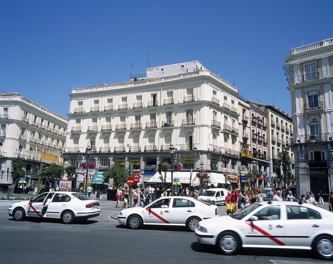 View of Puerta del Sol. Madrid. Spain.