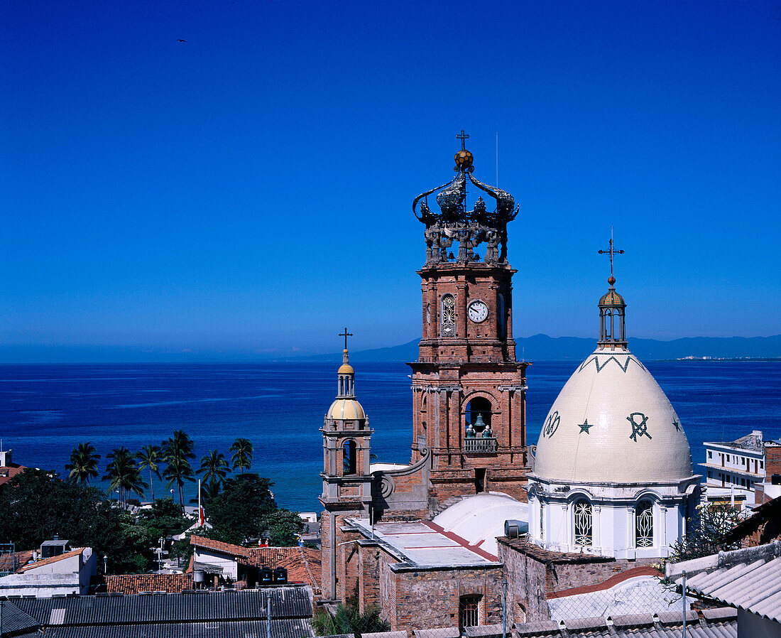 Church of Guadalulpe in Puerto Vallarta . Jalisco State. Mexico