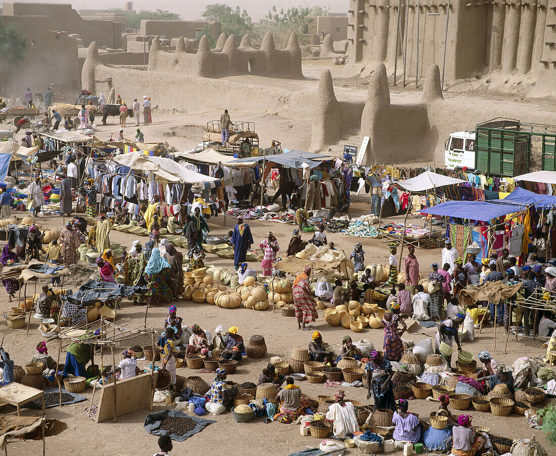 Weekly market. Djenné. Mali.
