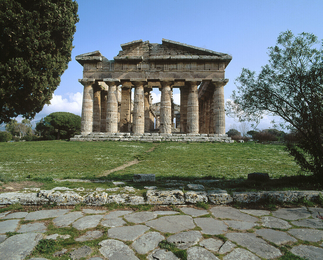 Temple of Neptune, Paestum. Campania, Italy