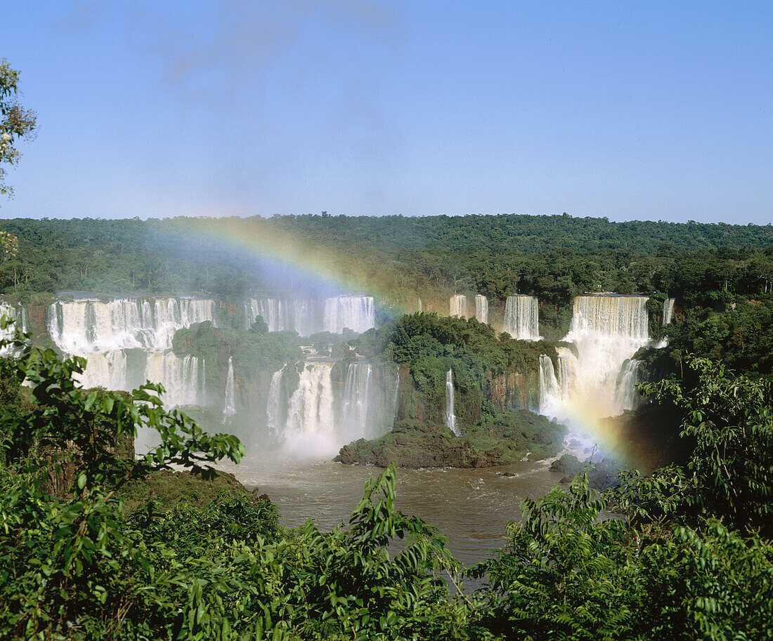 Iguazu Waterfalls, Iguazú National Park. Argentina-Brazil border