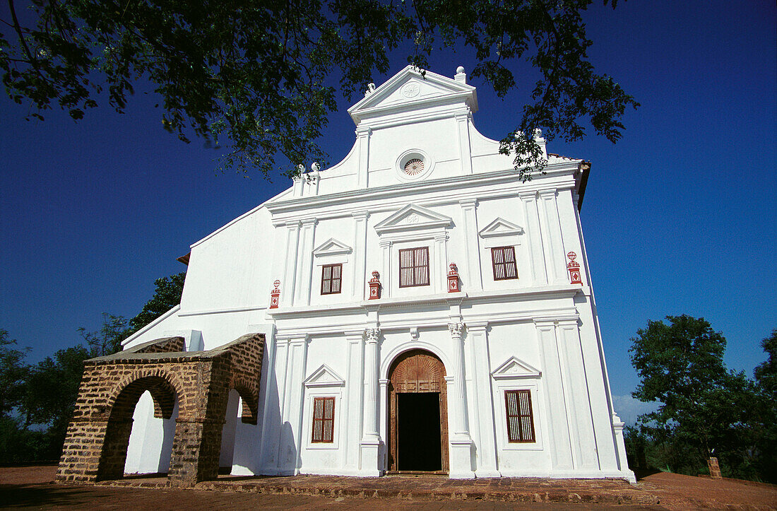 Our Lady of Mount church. Old Goa city. Goa. India