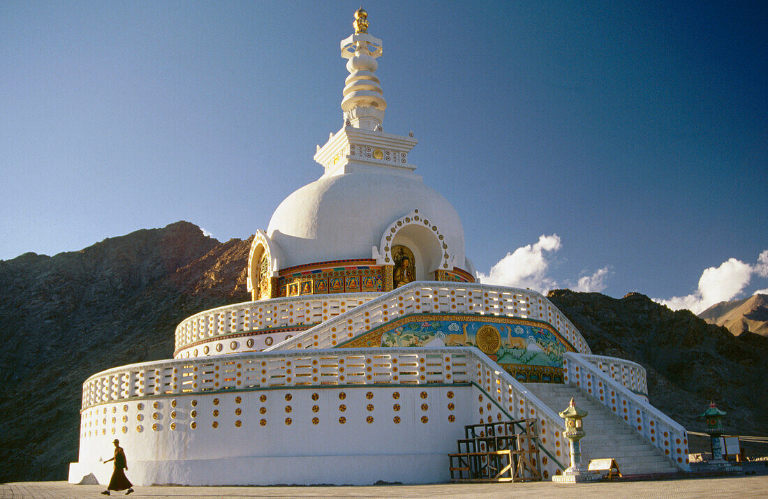 Shanti Stupa. Leh - Ladakh. Jammu and Kashmir. India