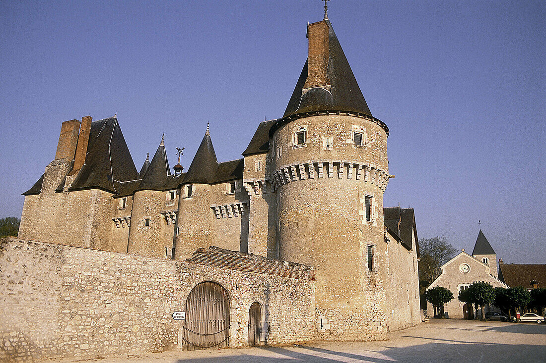 Fougères Castle. Touraine, Val-de-Loire. France