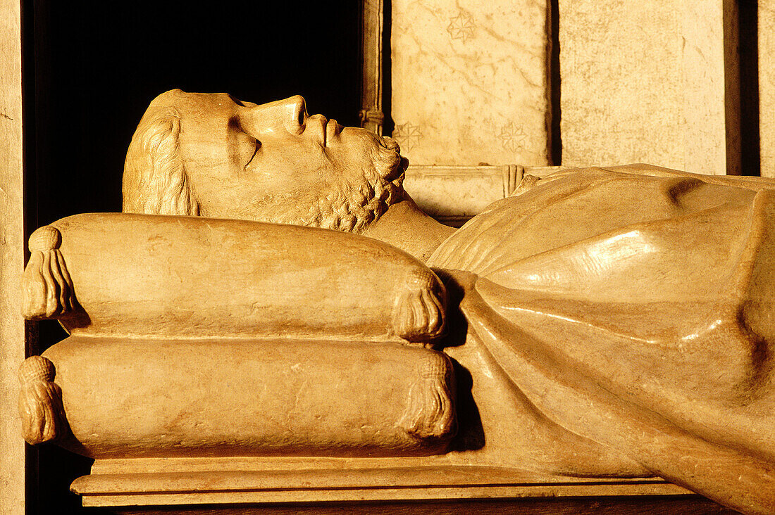 Head of lying statue