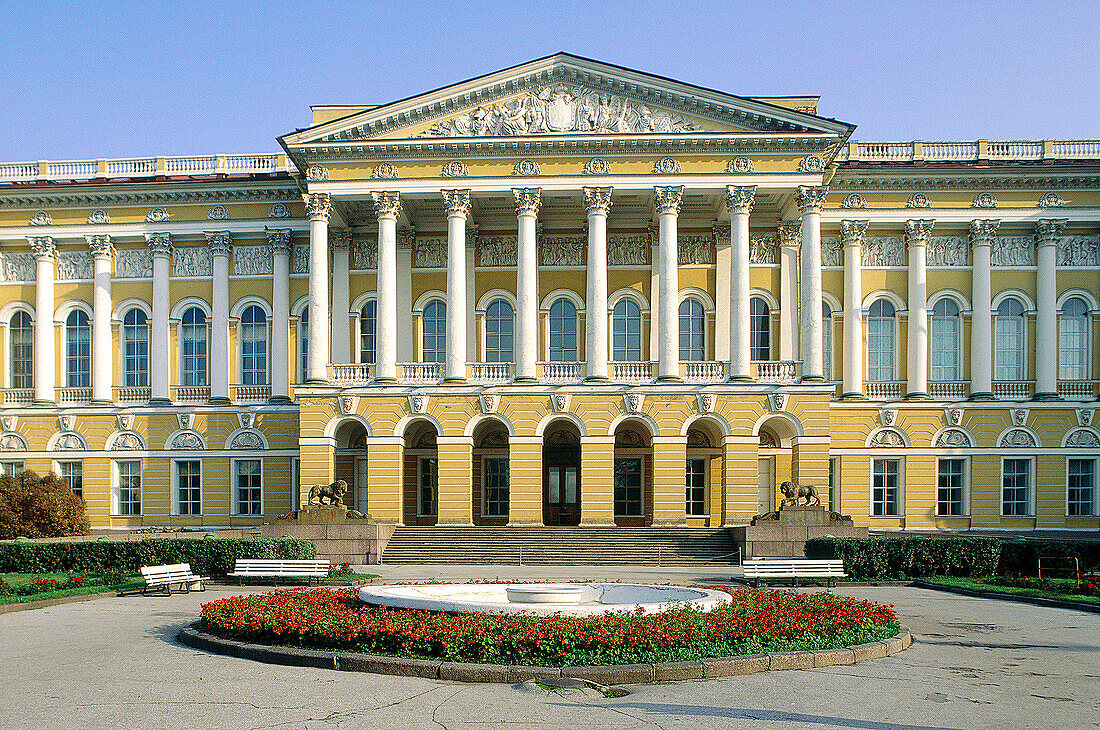 Michaelovsky Palace (Russian museum), 1819-1925 by Carlo Rossi. St. Petersburg. Russia