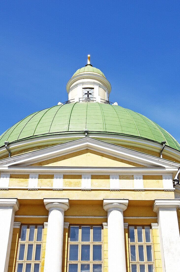 The orthodox cathedral built by the russian. City of Turku. Finland