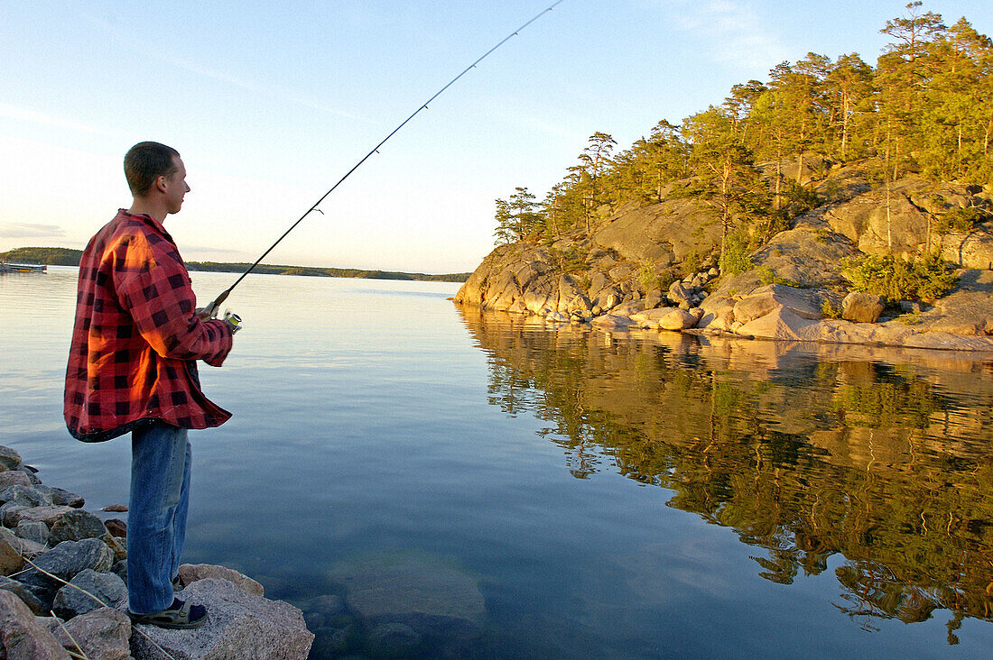 Fishing, Nauvo. Finland