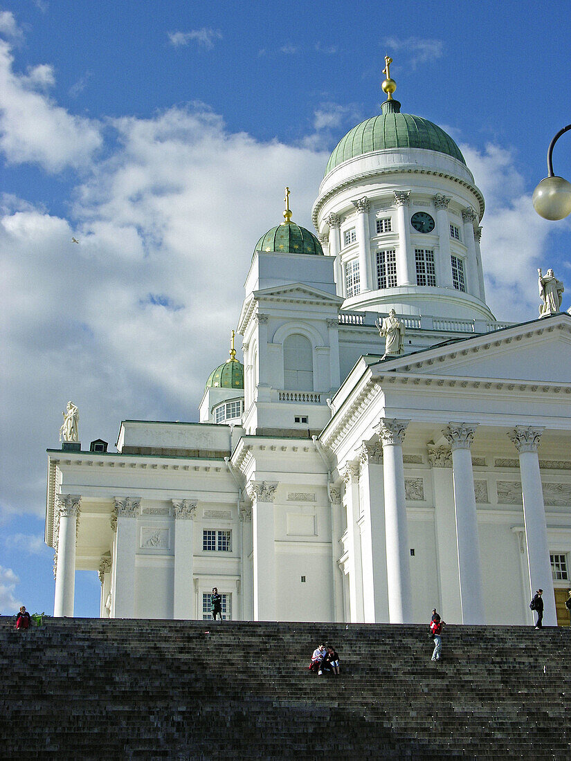 Lutherian Cathedral built in 1852 on the Senate square. Helsinki. Finland