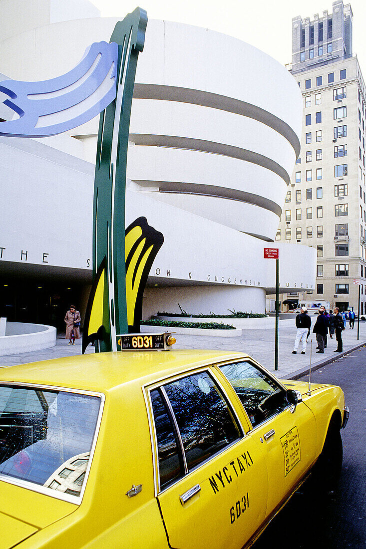 Guggenheim museum architect Frank Llyod Wright. New York (NY) Manhattan. United states (USA)