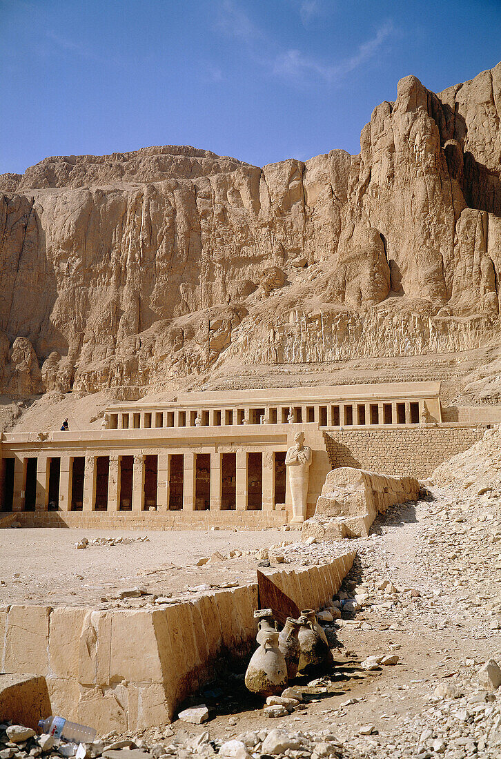 Temple of Hatshepsut. Deir el Bahri. Thebes, Nile west bank. Luxor. Egypt