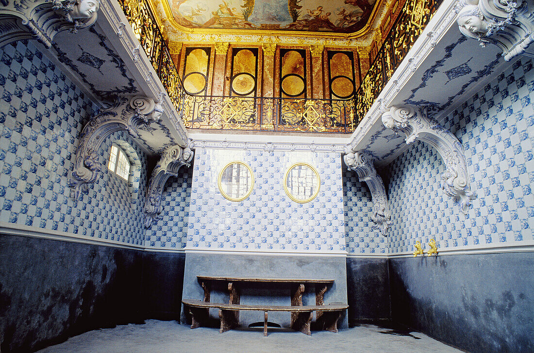 The swimming pool. Nympenburg castle and park. Munich (Munchen). Bavaria. Germany