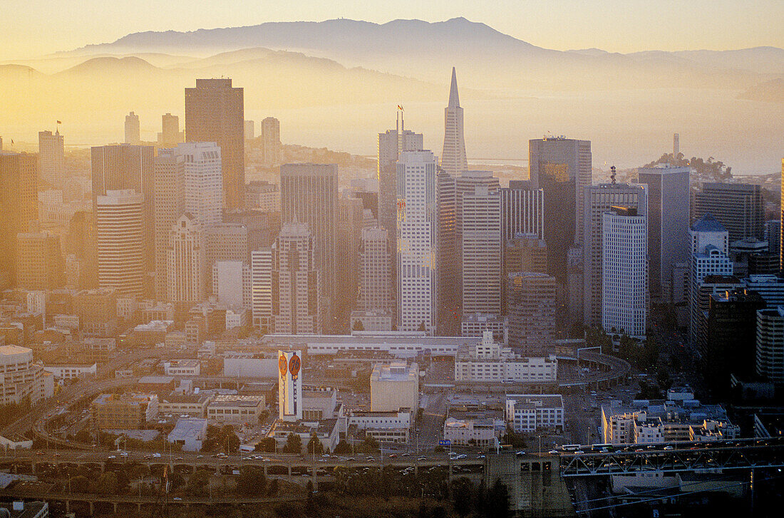 Overview. San Francisco. California. USA.