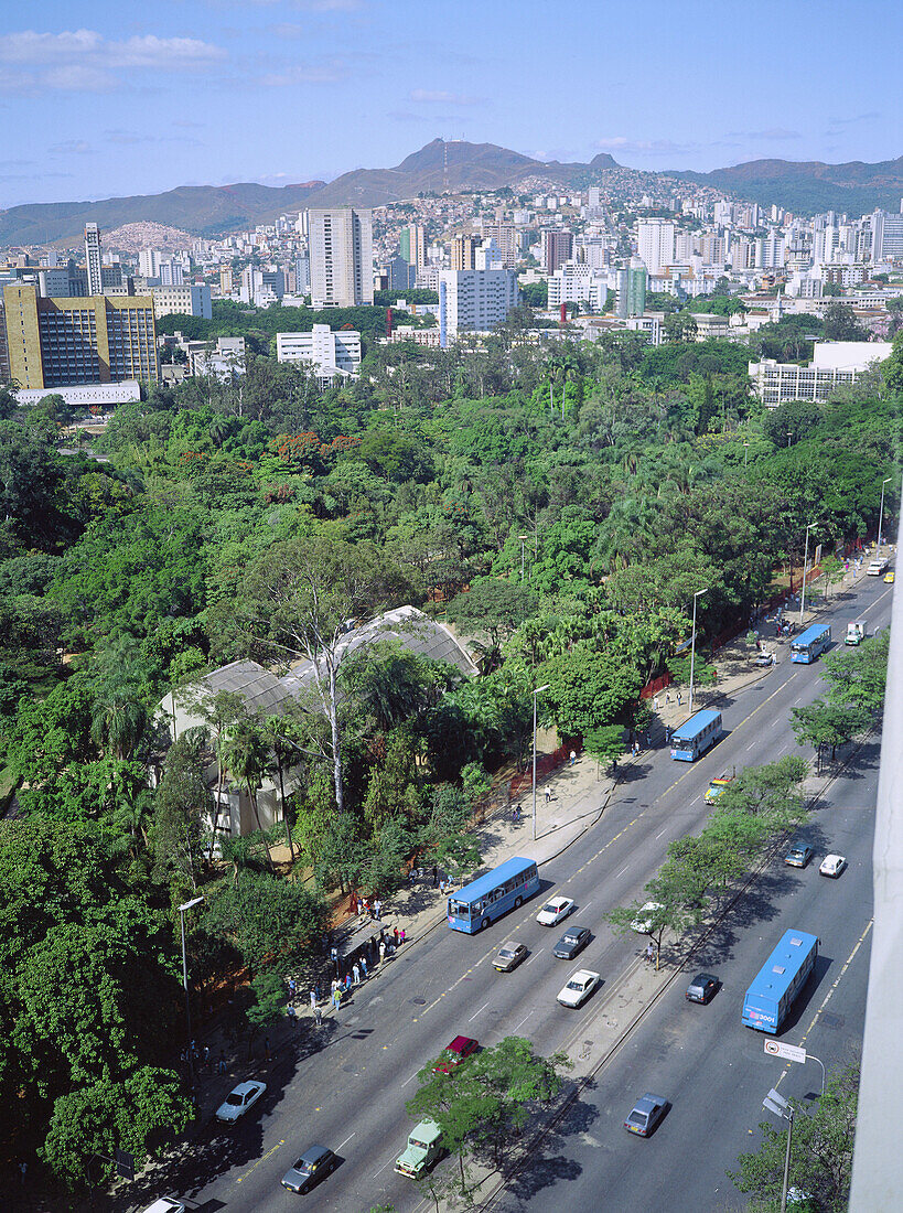 Overview on Belo Horizonte, Minas Gerais, Brazil
