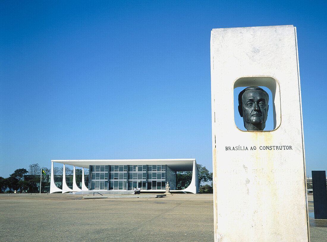 Supreme Court building and monument. Brasilia. Brazil