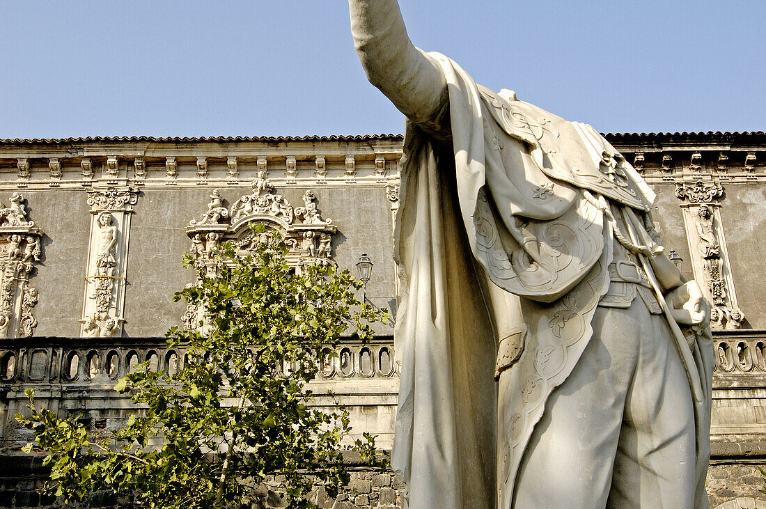 A palace. Catania. Sicily. Italy