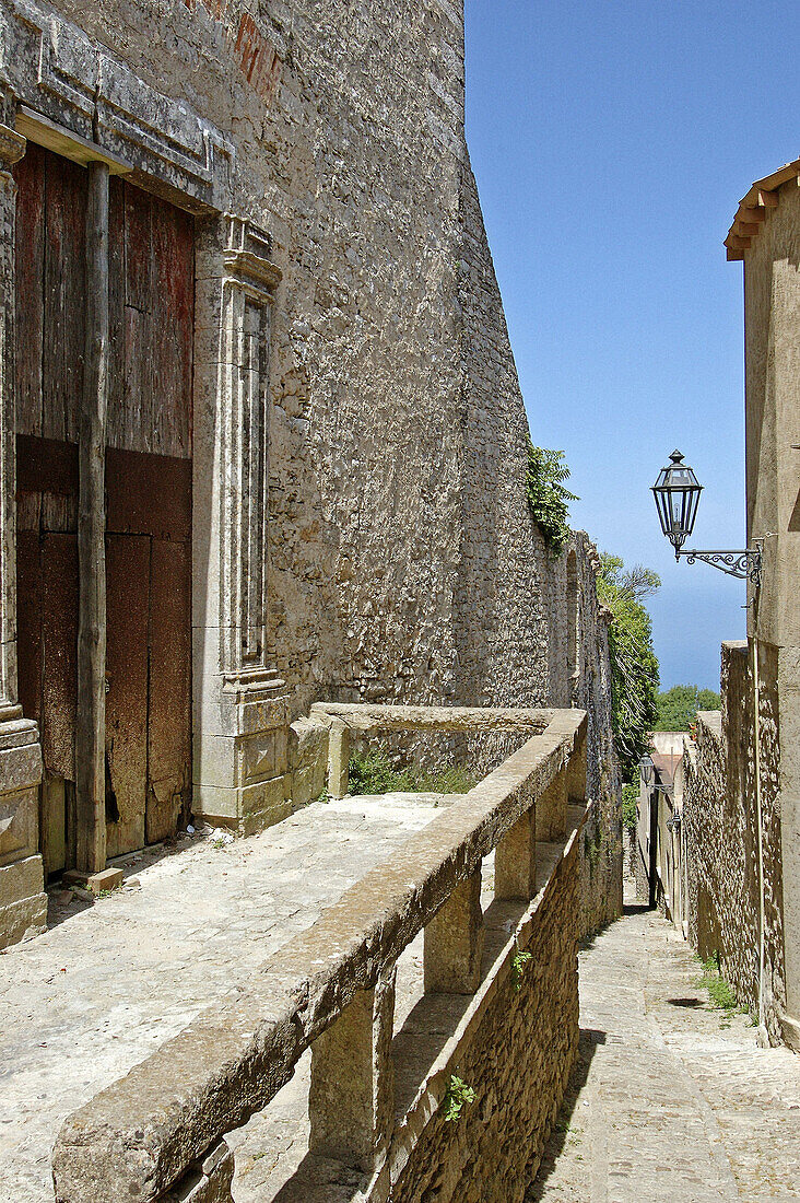 Medieval village of Erice. Sicily. Italy