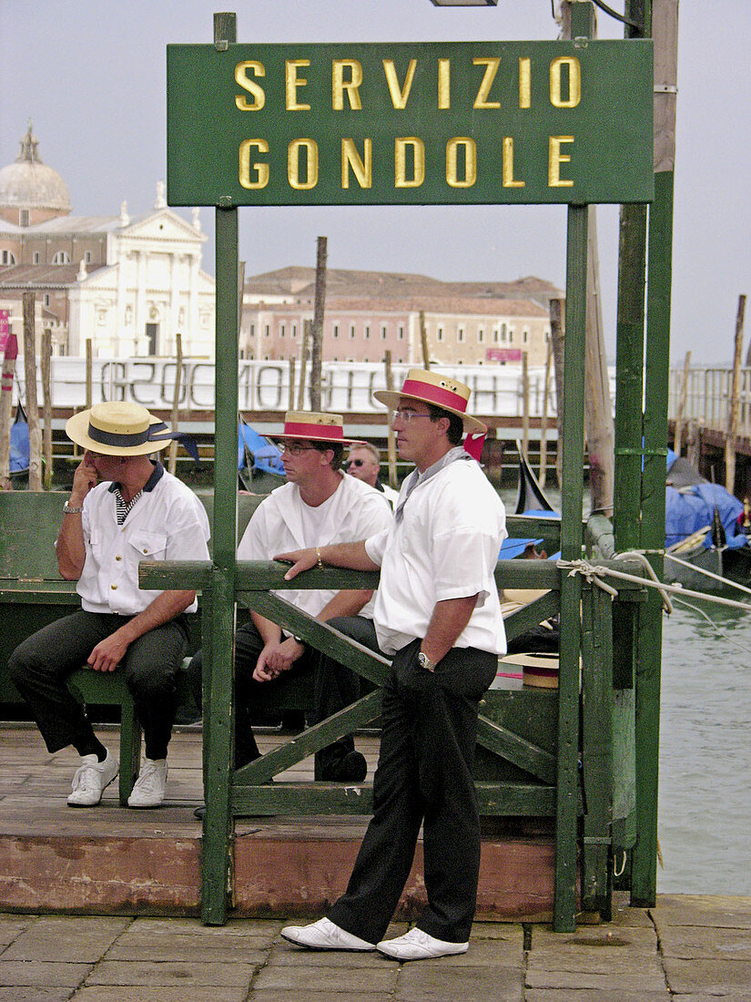 Gondolas. Venice. Italy