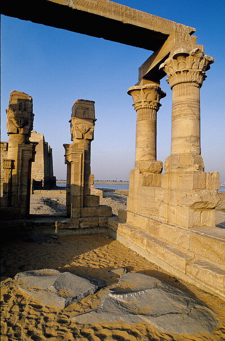 Temple of Kalabsha near Aswan on Lake Nasser bank. Nubia. Egypt