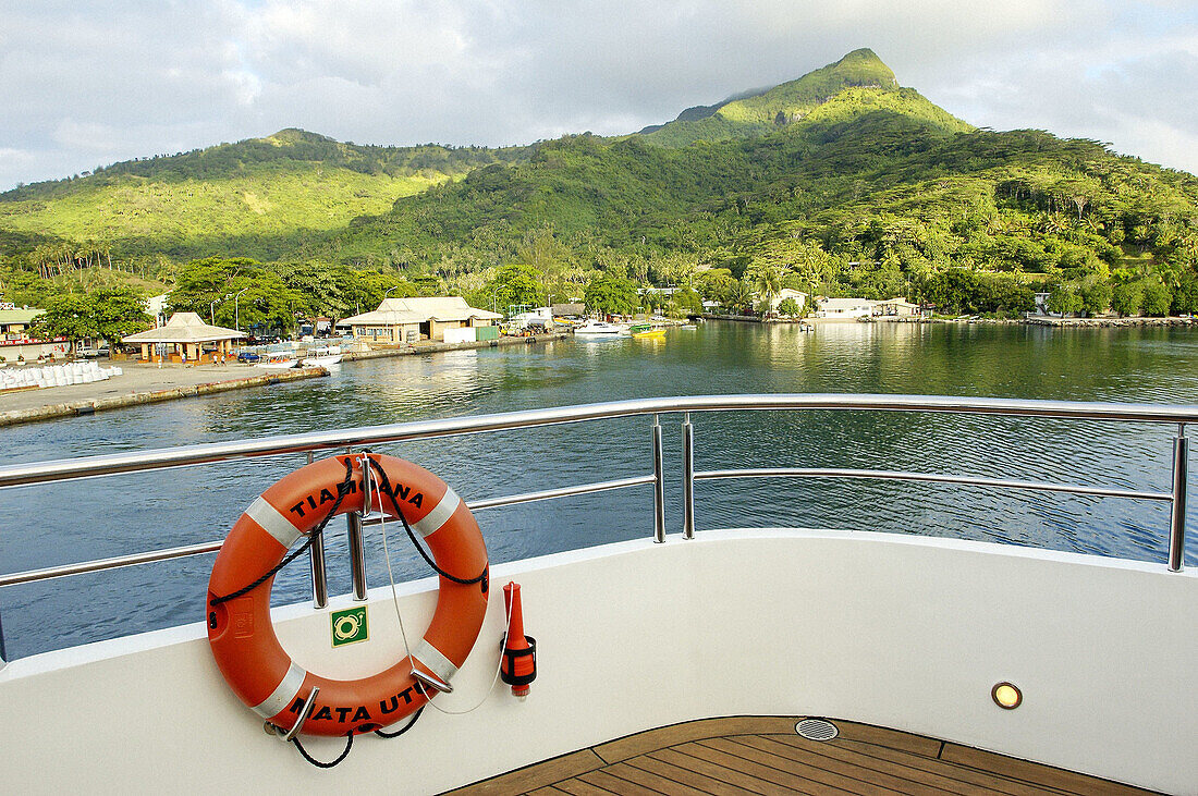 Huahine island. French Polynesia. South Pacific.