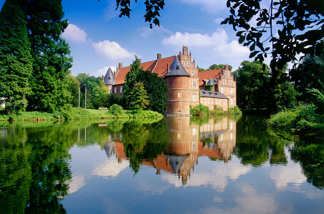 Moated Castle, Herten, North Rhine-Westphalia, Germany