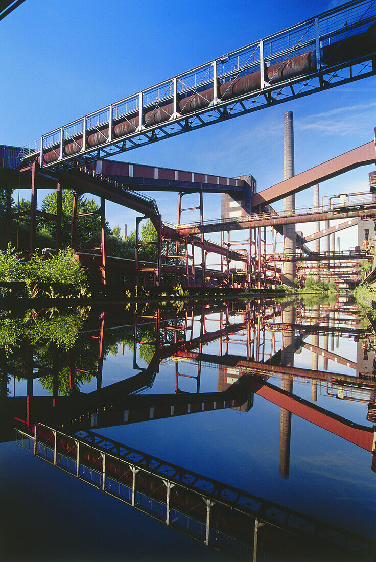 Coking Plant, Kokerei Zollverein, Essen, Ruhr Valley, Ruhr, Northrhine Westphalia, Germany