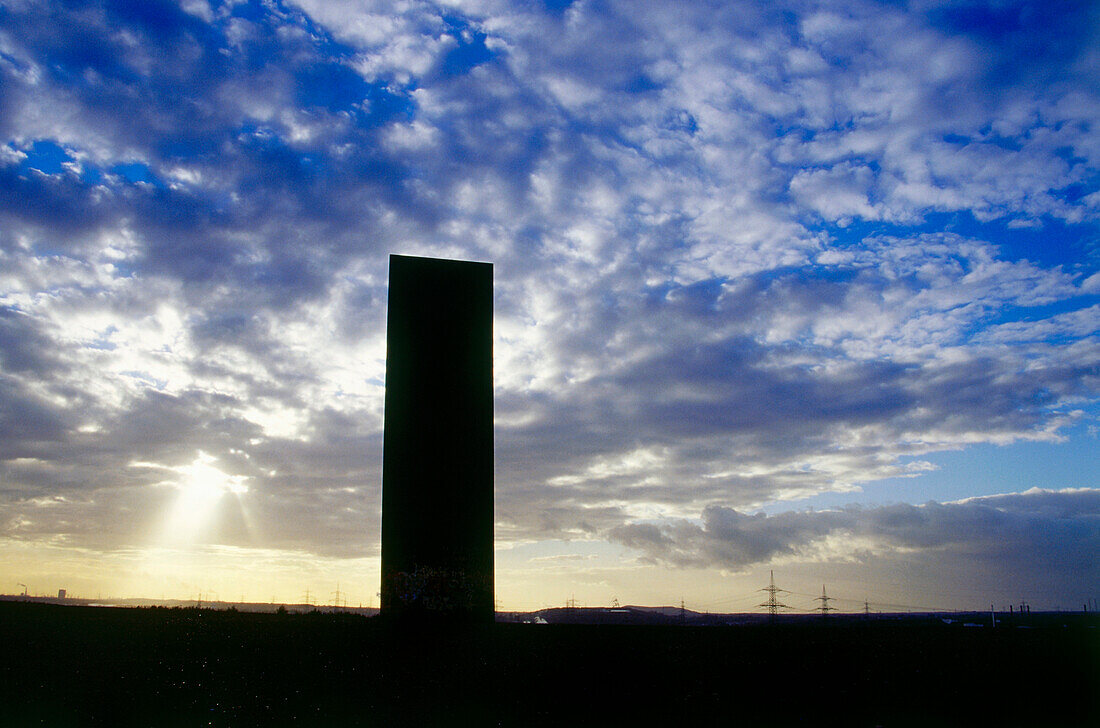 Bramme (slap) by Richard Serra, Schurenbachhalde, Essen, North Rhine-Westphalia, Germany